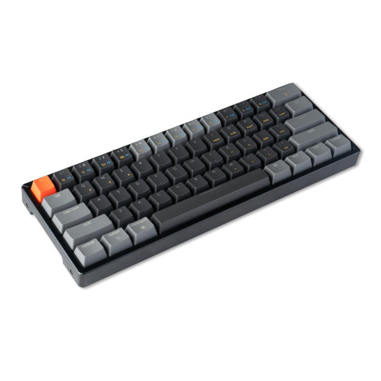 Безжична клавиатура Keychron K12 60%, Hot-Swappable, Gateron Blue Switch, RGB, Black