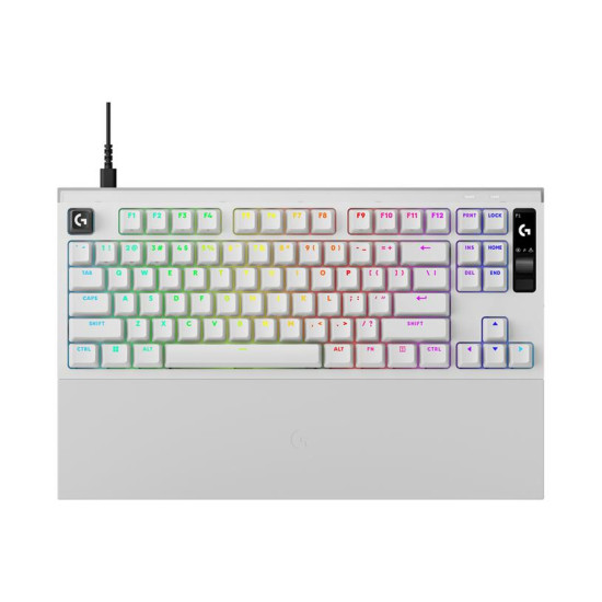 Клавиатура Logitech G Pro X2 Rapid TKL, Magnetic Analog Linear Switch, RGB, White (920-014097)