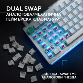 Клавиатура Logitech G512 X 98, 98%, Dual Swap Tactile Switch, RGB, White (920-014003)