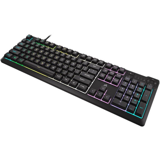 Клавиатура Corsair K55 Core, USB, RGB, Black