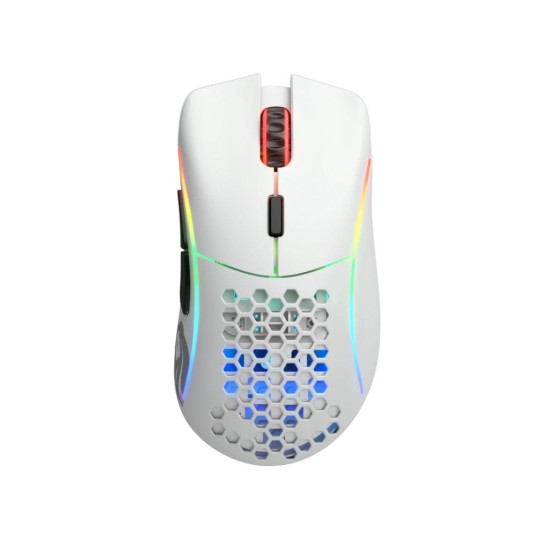 Безжична мишка Glorious Model D, Matte White, RGB