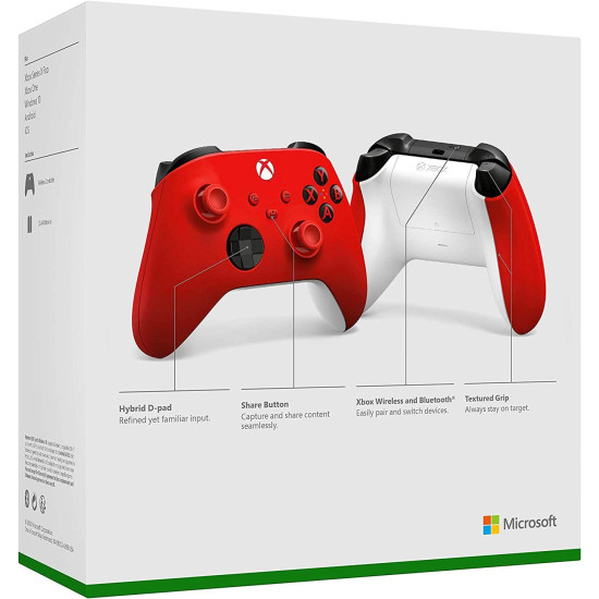 Безжичен контролер Microsoft Xbox Wireless Controller - Pulse Red