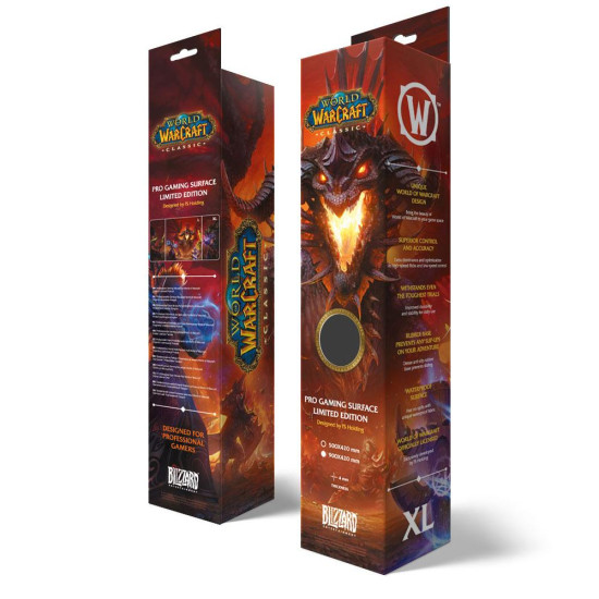 Подложка за мишка Blizzard World of Warcraft Classic - Onyxia XL, 900x420x4 mm (FBLMPWOWONYXI21XL)