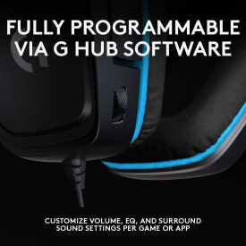 Слушалки Logitech G432, USB, Black