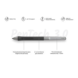 Графичен таблет HUION Inspiroy 2 M, 5080 LPI, Green