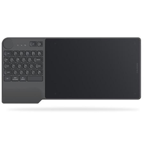 Графичен таблет HUION Inspiroy Keydial KD200, USB-C, Bluetooth, Metal Grey