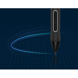 Графичен таблет HUION Inspiroy Keydial KD200, USB-C, Bluetooth, Metal Grey