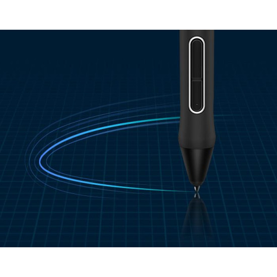 Графичен таблет HUION Inspiroy Keydial KD200, USB-C, Bluetooth, Metal Grey