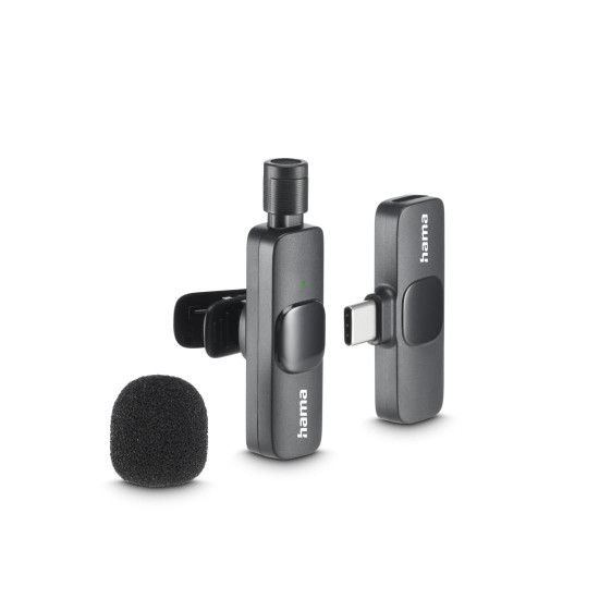 Микрофон HAMA Smart Wireless, безжичен, за смартфон