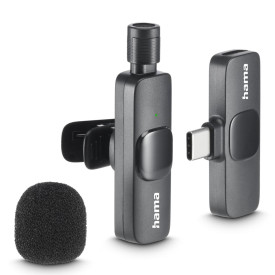 Микрофон HAMA Smart Wireless, безжичен, за смартфон