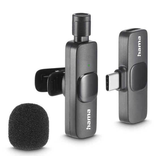 Микрофон HAMA Smart Wireless, безжичен, за смартфон