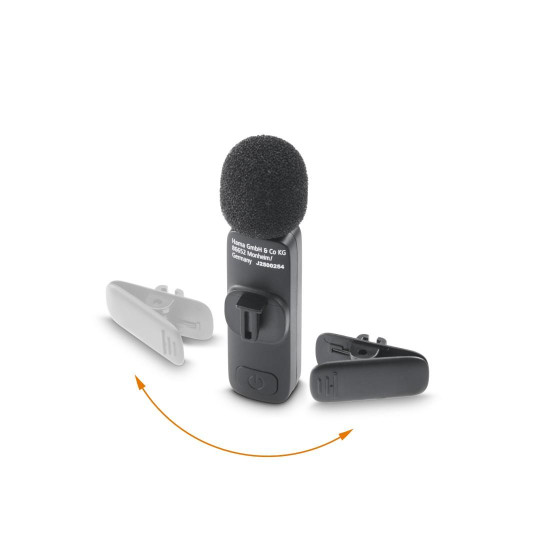 Микрофон HAMA Smart Wireless, безжичен, за смартфон