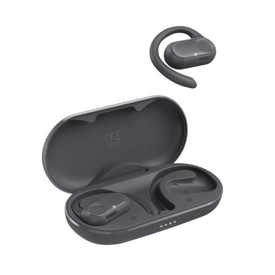 Безжични слушалки HAMA Spirit Open, TWS, Open-Ear, Dark Gray