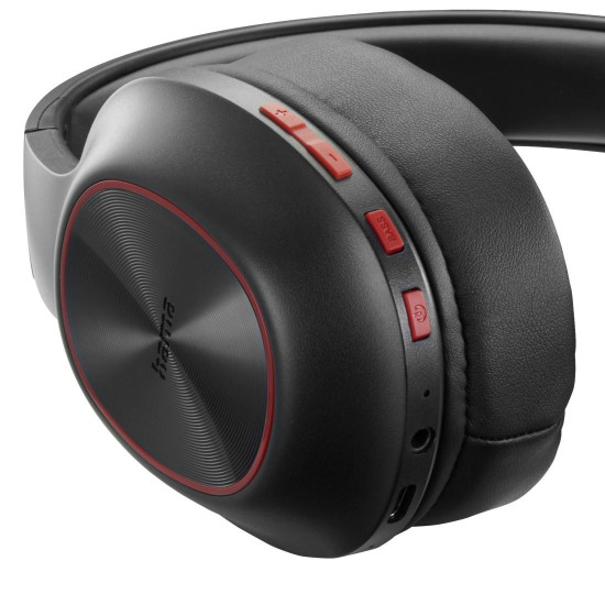Безжични слушалки HAMA Spirit Calypso III, Over-Ear, Bass Boost, Foldable, Black