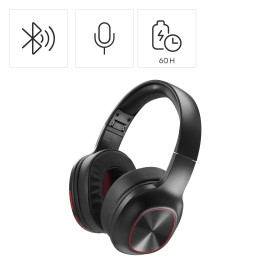 Безжични слушалки HAMA Spirit Calypso III, Over-Ear, Bass Boost, Foldable, Black