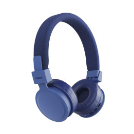 Безжични слушалки HAMA Freedom Lit III, Bluetooth, On-Ear, с микрофон, Blue (HAMA-221767)