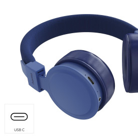 Безжични слушалки HAMA Freedom Lit III, Bluetooth, On-Ear, с микрофон, Blue (HAMA-221767)