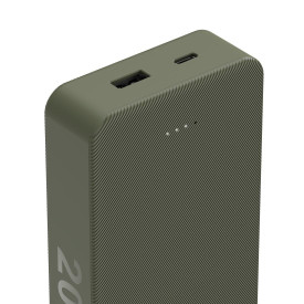 Външна батерия HAMA Colour 20, 20000 mAh, 201716, Green