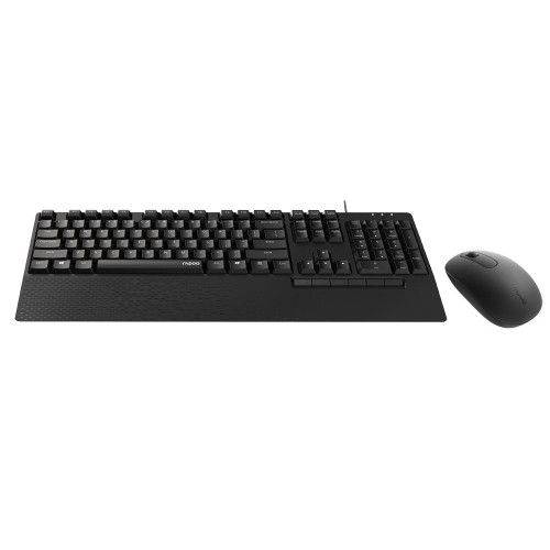 Комплект клавиатура и мишка Rapoo NX2000, USB, Black