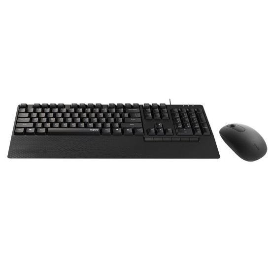 Комплект клавиатура и мишка Rapoo NX2000, USB, Black
