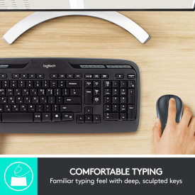 Комплект клавиатура и мишка Logitech MK330, Black (920-003989)