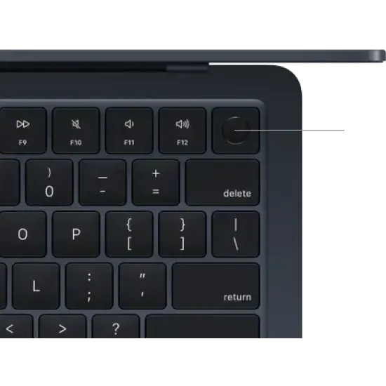 Лаптоп Apple MacBook Air 15 MW1I3ZEA, Apple M4 10-Core, 16GB LPDDR5, 256GB SSD, 15.3 инча, Mac OS Sequioa