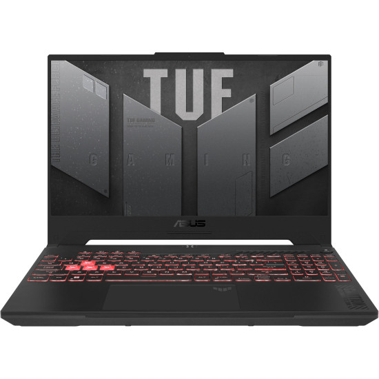 Лаптоп ASUS TUF GAMING A15 2023 FA507NUR-LP080, 15.6 инча, IPS, FHD 1920x1080, 144 Hz, Ryzen 7 7435HS, 16 GB DDR5, 1 TB SSD, RTX 4050 6 GB, Без OS