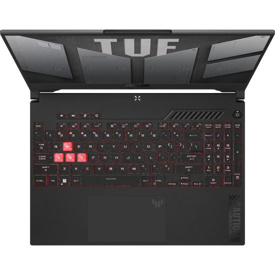 Лаптоп ASUS TUF GAMING A15 2023 FA507NUR-LP080, 15.6 инча, IPS, FHD 1920x1080, 144 Hz, Ryzen 7 7435HS, 16 GB DDR5, 1 TB SSD, RTX 4050 6 GB, Без OS