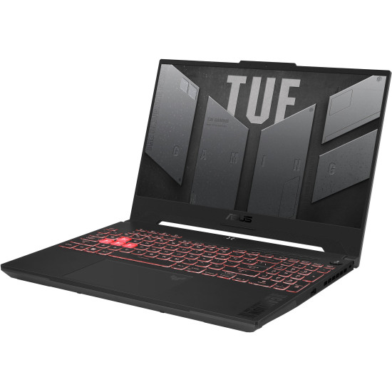 Лаптоп ASUS TUF GAMING A15 2023 FA507NUR-LP080, 15.6 инча, IPS, FHD 1920x1080, 144 Hz, Ryzen 7 7435HS, 16 GB DDR5, 1 TB SSD, RTX 4050 6 GB, Без OS