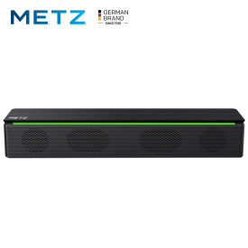 Саундбар METZ Sound 2 Mini, 10W, LED, SD слот, USB-C, Bluetooth, Black