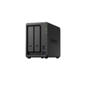 NAS устройство Synology DS725+, 2-Bay, AMD Ryzen R1600, 2GB DDR4