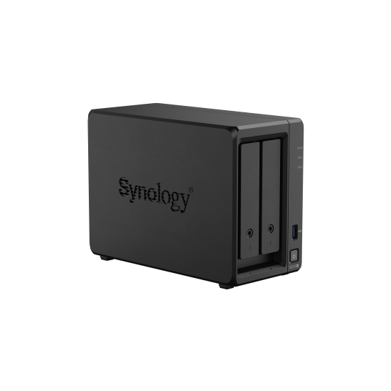 NAS устройство Synology DS725+, 2-Bay, AMD Ryzen R1600, 2GB DDR4