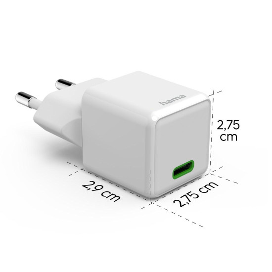 Зарядно HAMA 201980, USB-C, 20W