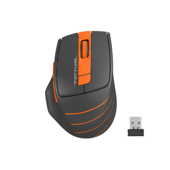 Безжична мишка A4Tech FG30S Fstyler, Silent, Orange