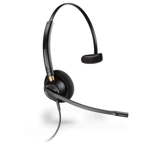 Слушалка Plantronics HW510, с микрофон, Mono, Black (HW510)