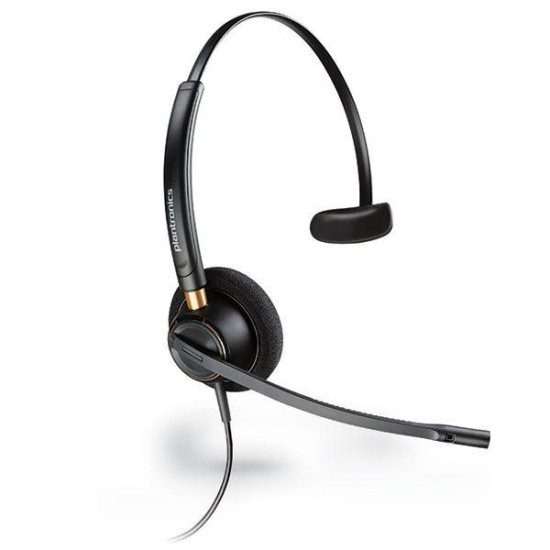 Слушалка Plantronics HW510, с микрофон, Mono, Black (HW510)