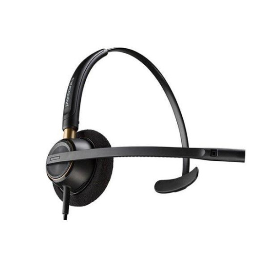 Слушалка Plantronics HW510, с микрофон, Mono, Black (HW510)