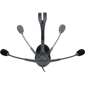 Слушалки Logitech H111, Mic, Gray/Black
