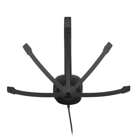 Слушалки Logitech H151, Mic, Black