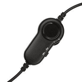 Слушалки Logitech H151, Mic, Black