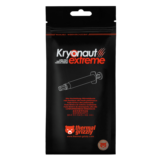 Термопаста Thermal Grizzly Kryonaut Extreme, 6g, Черен