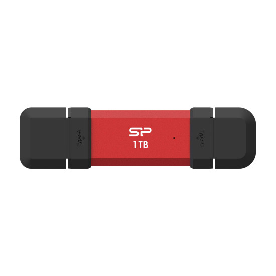 Външен SSD диск Silicon Power DS72 1TB, USB 3.2, Red