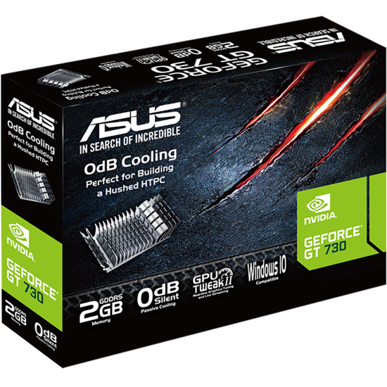 Видеокарта ASUS GeForce GT 730 2GB GDDR5