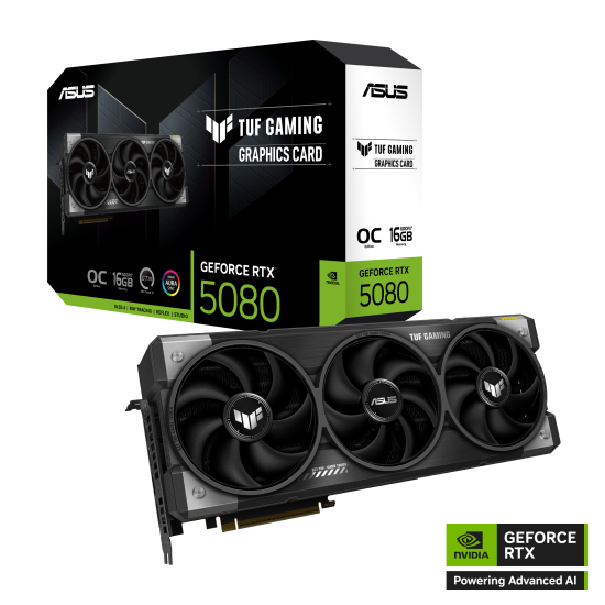 Видеокарта ASUS TUF Gaming GeForce RTX 5080 OC 16GB GDDR7