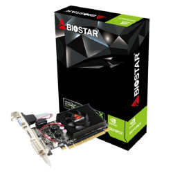 Видеокарта BIOSTAR GeForce GT 610, 2GB, SDDR3, 64 bit, DVI-I, D-Sub, HDMI