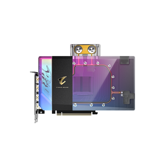 Видеокарта GIGABYTE AORUS RTX 5090 XTREME WATERFORCE WB, 32GB, GDDR7, 512-bit, PCI Express 5.0, 1000W, DLSS 4.0, 1 x HDMI 2.1, 3 x DisplayPort 2.1
