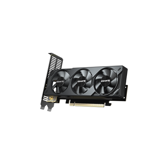 Видеокарта GIGABYTE RTX 5060 Low Profile OC, 8GB, GDDR7, 128-bit, PCI Express 5.0, 450W, DLSS 4.0, 1 x HDMI 2.1, 2 x DisplayPort 2.1