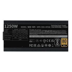 Захранване Cooler Master MWE GOLD V2, 1250W, 80 Plus Gold, ATX 3.1