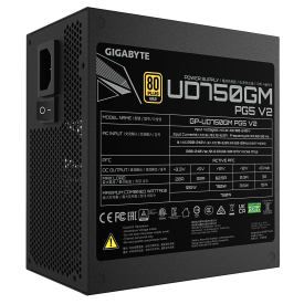 Захранване Gigabyte UD750GM PG5 V2 , 750W, 80+ GOLD, PCIe 5.1