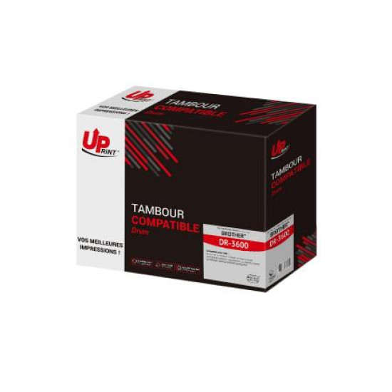 Съвместим барабанен модул UPRINT BROTHER DR3600, за MFC-L6910DN, DCP-L5510DW, HL-L6410DN, HL-L6210DW, HL-L5210DW, HL-L5210DN, MFC-L5710DW, MFC-L5710DN, MFC-L6710DW, 75000k